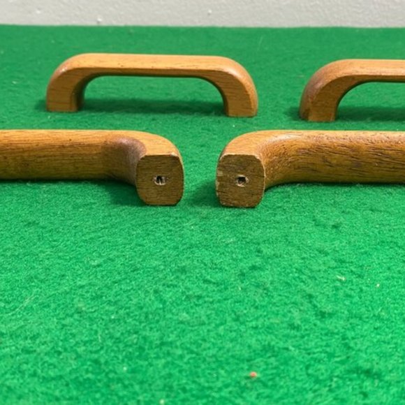 Wooden Drawer Cabinet Handle knob, Handle Knob Without Screws Set of 5, Wood Dra - Picture 8 of 8